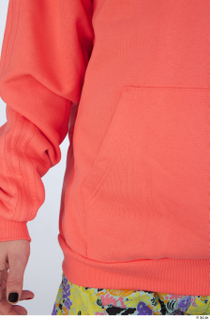 Nigel casual dressed salmon hoodie sweatshirt upper body 0003.jpg